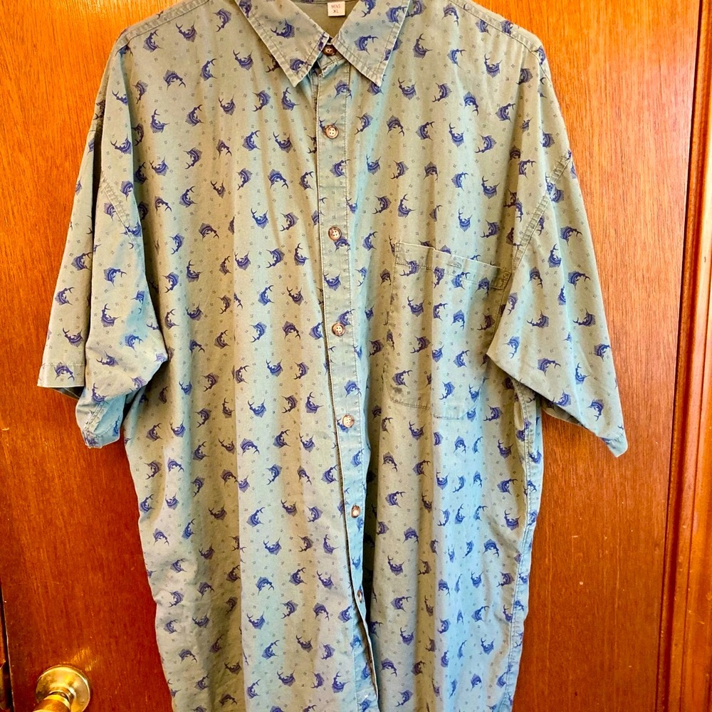 Columbia Button Down Shirt with Short Sleeves